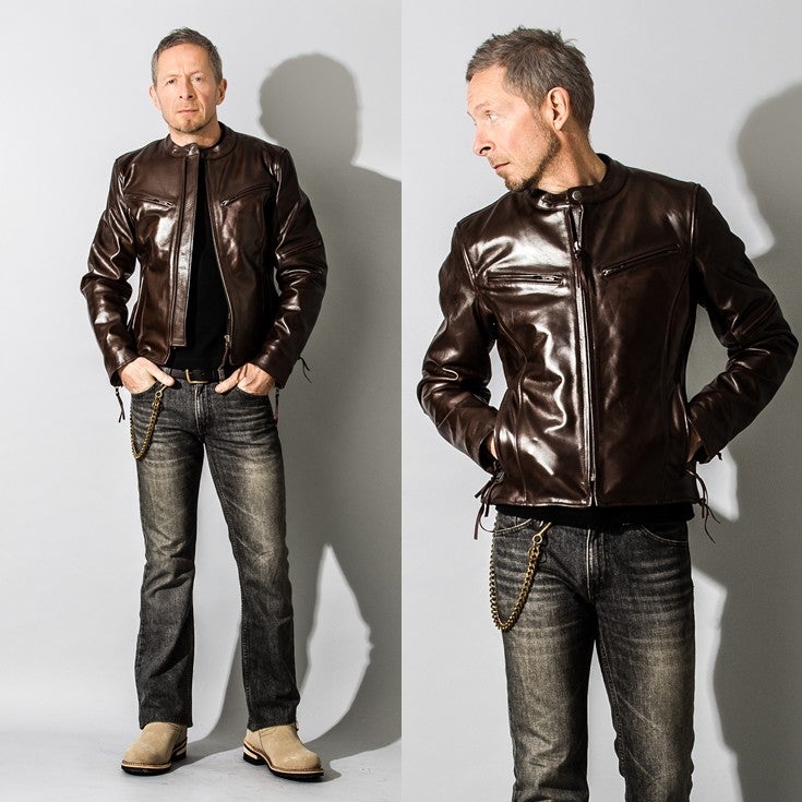 Liugoo Leathers 本革 高機能防寒仕様シングルライダースジャケット 