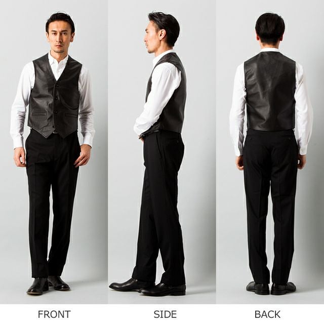 Horn Works 本革 レザーベスト メンズ ホーンワークス 3915 | レザー