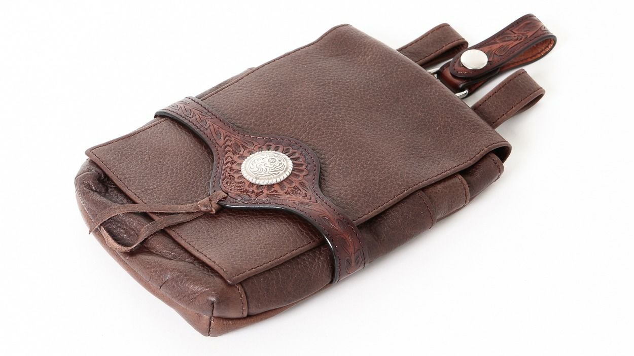 コンチョ付 シザーケース 男女兼用 本革 Horn Works 261026 | レザー