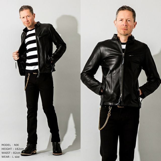 Liugoo Leathers 本革 メッシュシングルライダースSRS03B 000000000668-07.jpg?size=l&w=