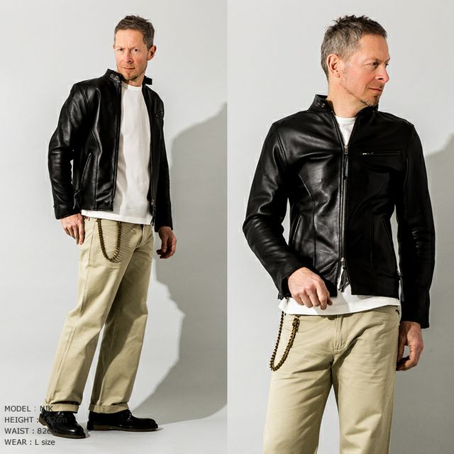 Liugoo Leathers 本革 メッシュシングルライダースSRS03B Liugoo Leathers 本革 メッシュレザー シングルライダースジャケット