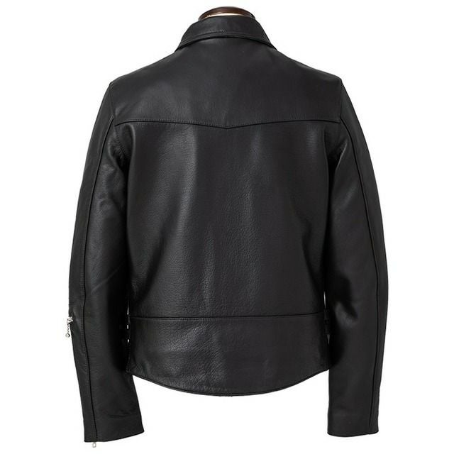 Horn Works 本革 UKタイプ ダブルライダースジャケット メンズ ホーン