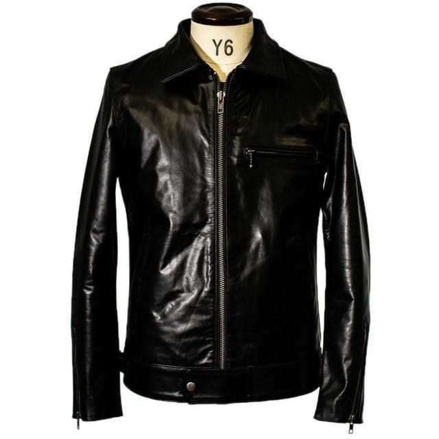 Liugoo Leathers 本革 メンズ リューグーレザーズ SRY02A 楽天市場】【50%OFFクーポン】Liugoo Leathers 本革 UK襟付きシングル