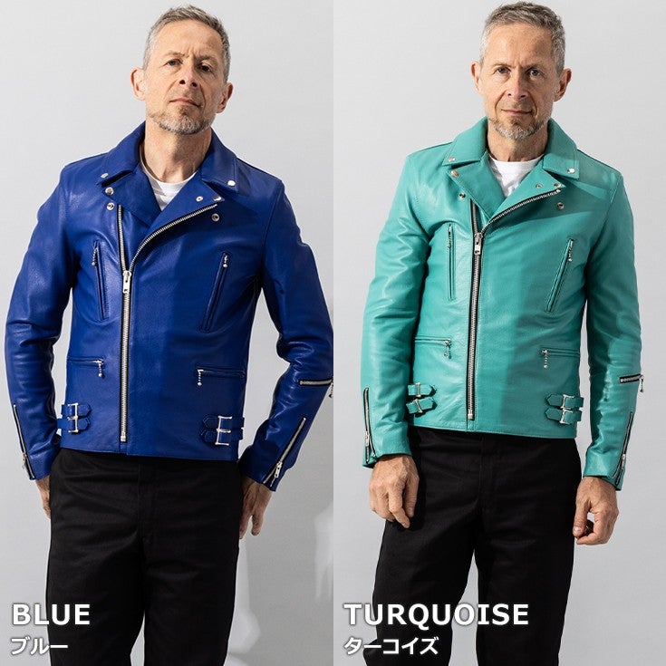 Liugoo Leathers 本革 UKダブルライダースジャケット 着脱ライナー付 