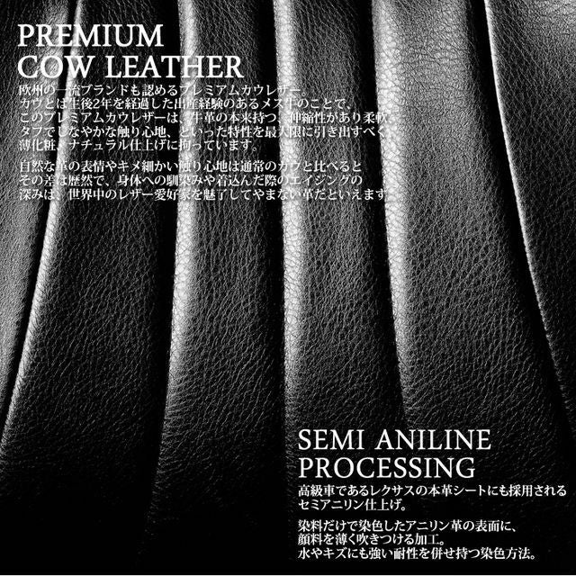aZitator 本革 襟付きシングルライダースジャケット メンズ