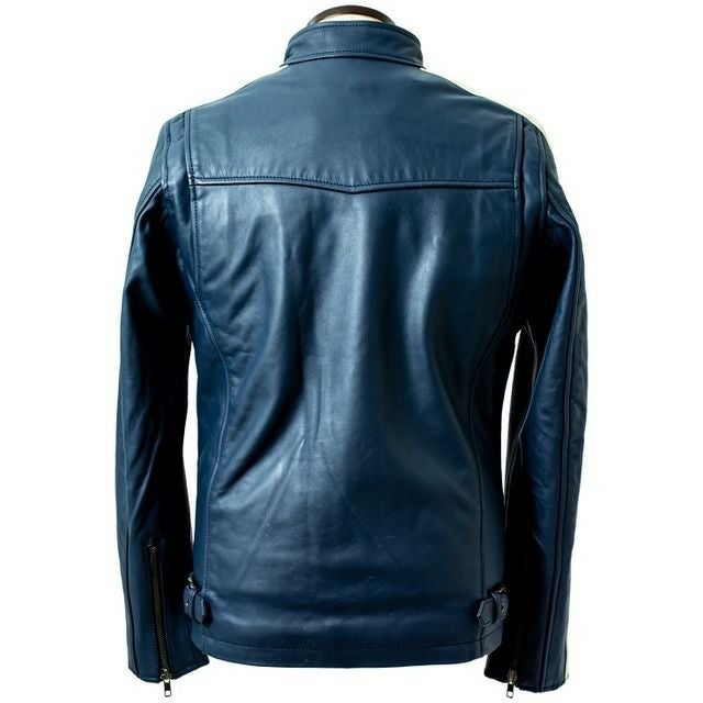 Liugoo Leathers 本革 2ラインシングルライダース メンズ リューグー