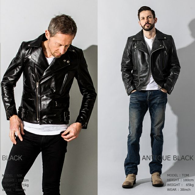 Liugoo Leathers 本革 UKダブルライダースジャケット 着脱ライナー付