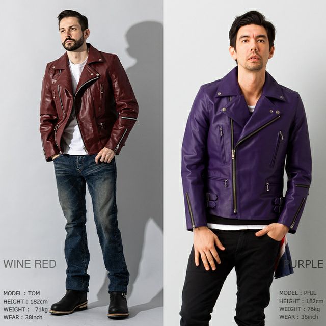 Liugoo Leathers 本革 UKダブルライダースジャケット 着脱ライナー付