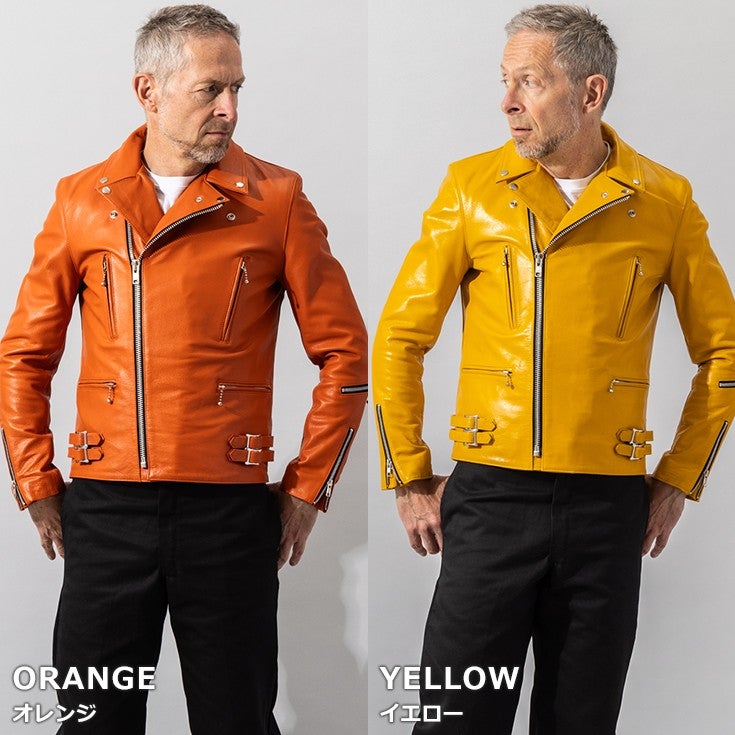 Liugoo Leathers 本革 UKクラシック ダブルライダースジャケット SWAP