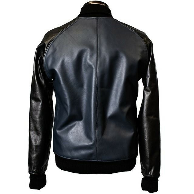 Liugoo Leathers 本革 レザ-バイカースタジャン メンズ リューグー