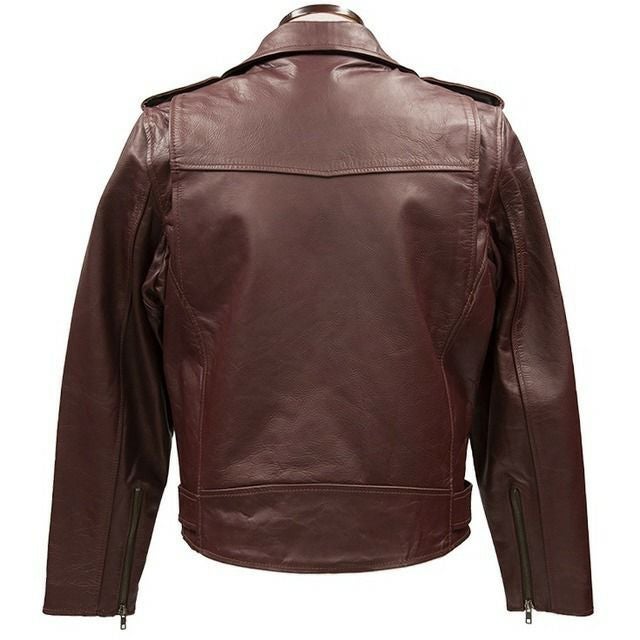 Liugoo Leathers 本革 ダブルライダースジャケット メンズ リューグー
