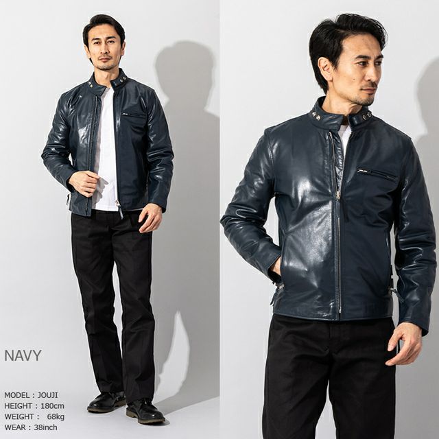 牛革　本革 シングルライダース　ほぼ新品未使用　XL 2026年最新】Yahoo!オークション -牛革レザーライダースジャケットの
