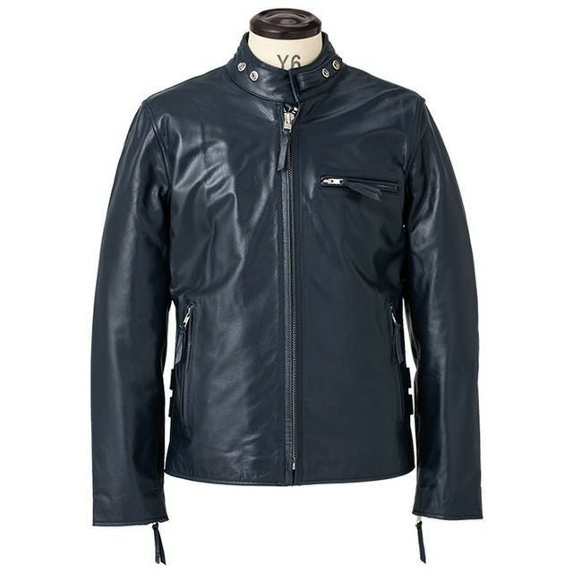 Horn Works 本革 USタイプ シングルライダースジャケット メンズ