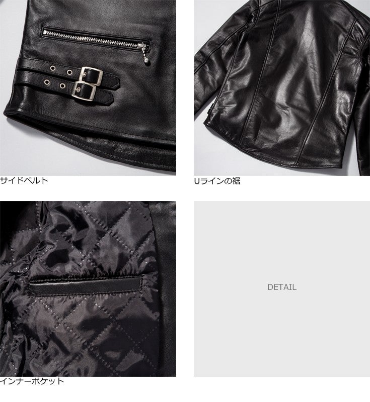 Horn Works 本革 UKシングルライダースジャケット メンズ ホーン 
