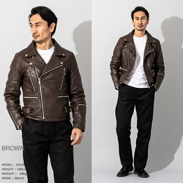 HORN WORKS Lサイズ　ブラック ダブルライダースジャケット 000000004111-16.jpg?size=l&w=