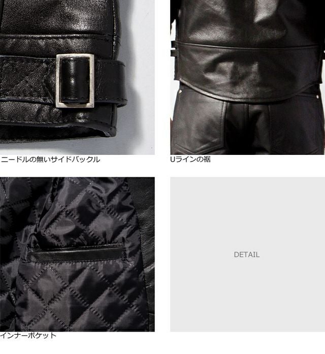 Horn Works 本革 UKダブルライダースジャケット メンズ ホーンワークス