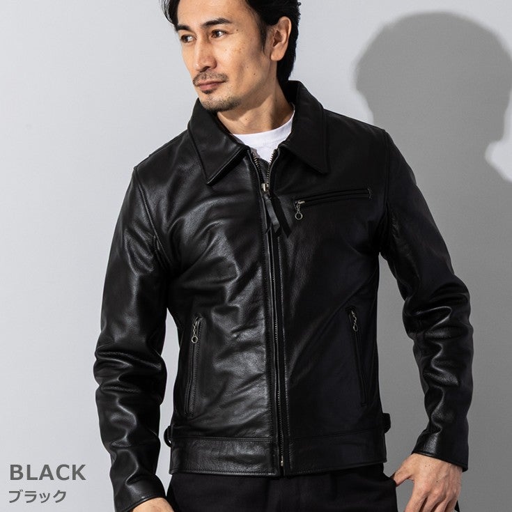 Liugoo Leathers 本革 トラッカージャケット メンズ リューグー 