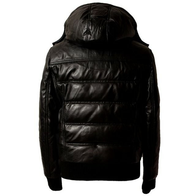 LIUGOO 本革 3WAY ダウンジャケット メンズ リューグー WNG13A レザー