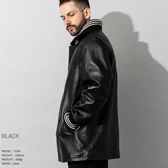 Liugoo Leathers 本革 ファラオコート メンズ リューグーレザーズ