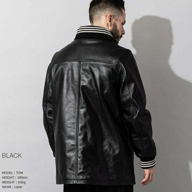 Liugoo Leathers 本革 ファラオコート メンズ リューグーレザーズ