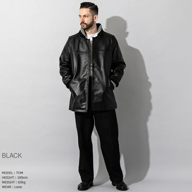 Liugoo Leathers 本革 ファラオコート メンズ リューグーレザーズ