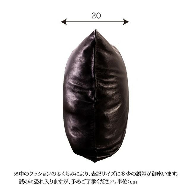 LIUGOO 本革 クッションカバー 男女兼用 リューグー ITG01A クッション