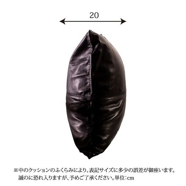 LIUGOO 本革 クッションカバー 男女兼用 リューグー ITG02A クッション
