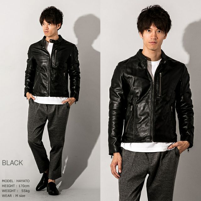 URBAN RESEARCHシングルライダースジャケットWH03-17M002 LIUGOO ZERO WASTE 本革 シングルライダースジャケット レディース