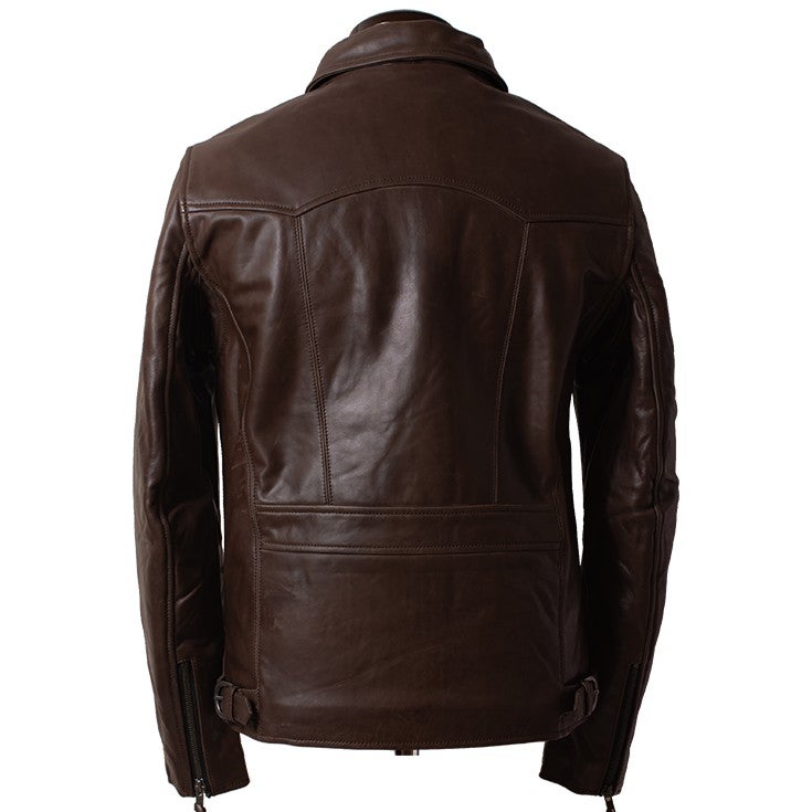 Liugoo Leathers 本革 トラッカージャケット メンズ リューグー