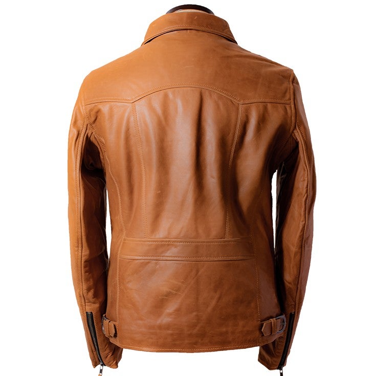 Liugoo Leathers 本革 トラッカージャケット メンズ リューグー