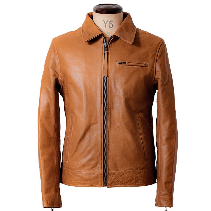 Liugoo Leathers 本革 トラッカージャケット メンズ リューグー