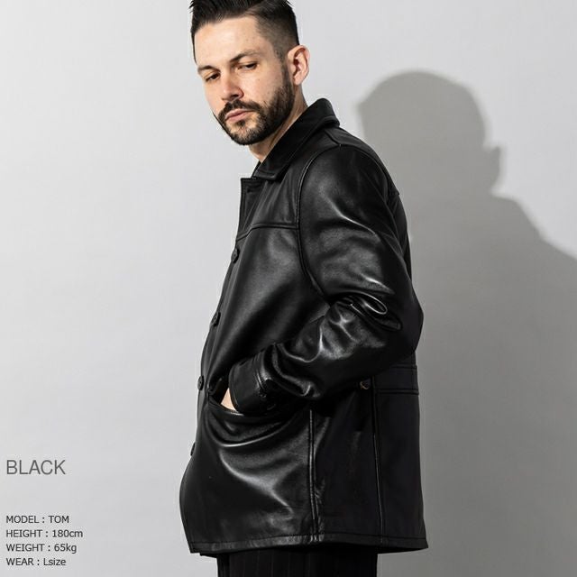 本革　カーコート　Lサイズ Liugoo Leathers 本革 カーコート メンズ リューグーレザーズ COT06C