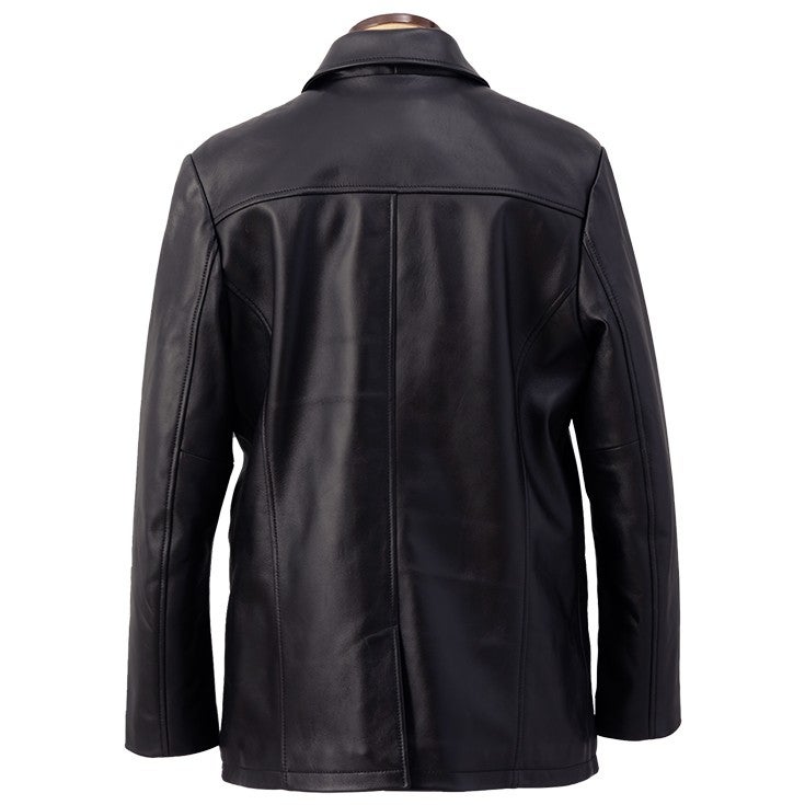 Liugoo Leathers 本革 ピーコート メンズ リューグーレザーズ COT18B 
