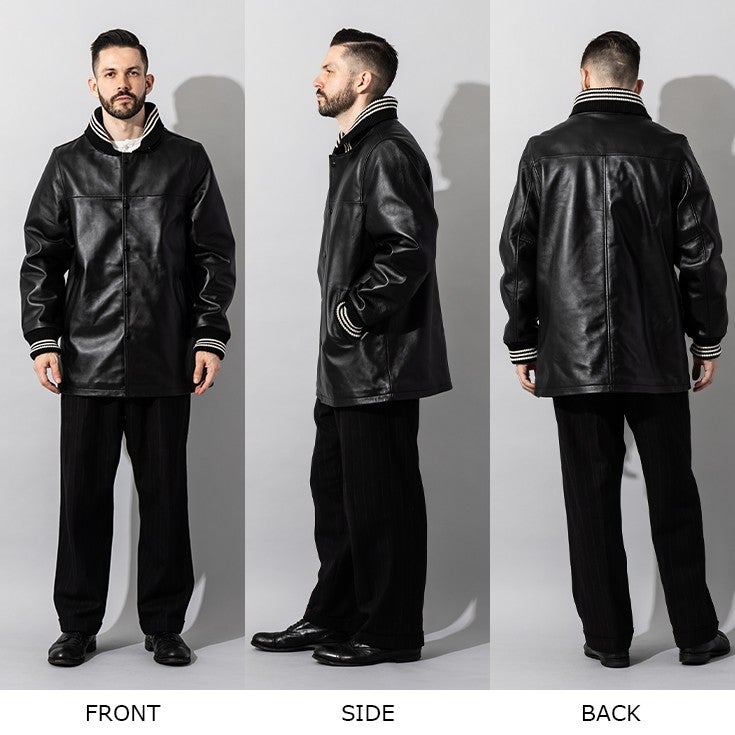 Liugoo Leathers 本革 ファラオコート メンズ リューグーレザーズ 