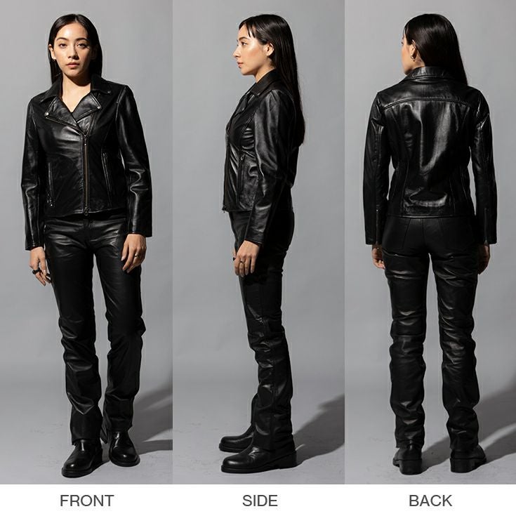 URBAN RESEARCH ブラック ダブルライダースジャケット L URBAN RESEARCH◇ダブルライダースジャケット/38/羊革/BLK/UR77-27T005