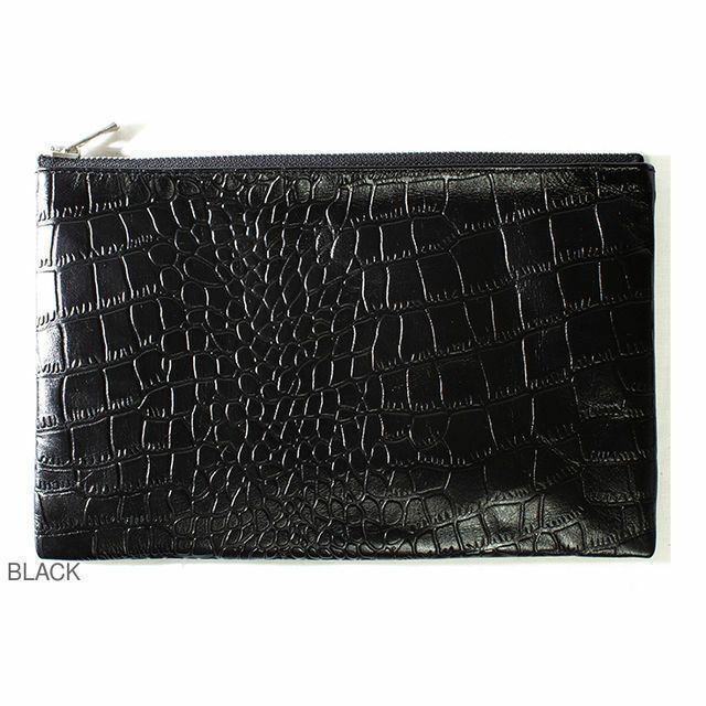 FILLMORE 本革 クロコダイルマルチポーチ 男女兼用 フィルモア BAG03A