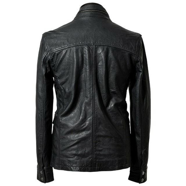Liugoo Leathers 本革 フルベジ ビンテージ仕上げ M-65タイプ