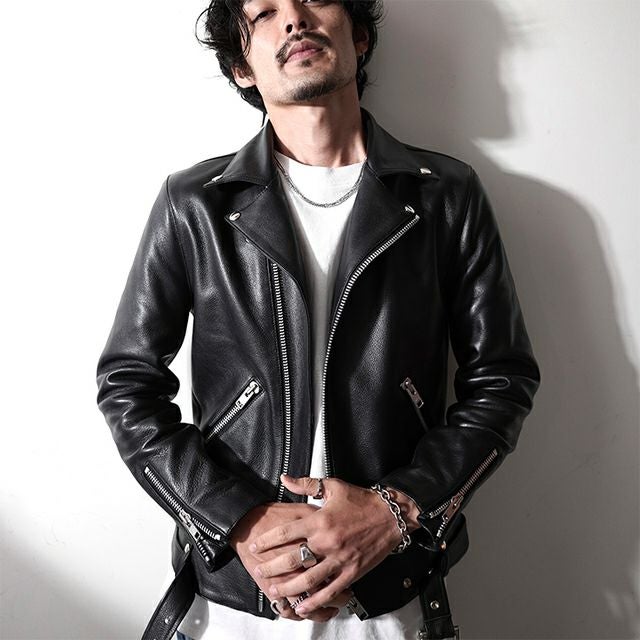 VALLET 本革 ダブルライダースジャケット メンズ ヴァレット