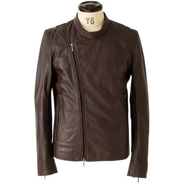 CIDU LEATHERS 3XL 牛革ダブルライダース ダークブラウン CIDU LEATHERS シヅレザー ダブルライダースジャケット ブラック
