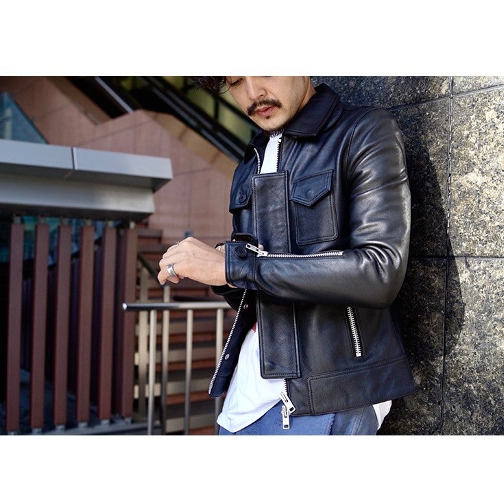 VaLLet 本革 レザーブルゾン メンズ ヴァレット VALLET03AN レザー 