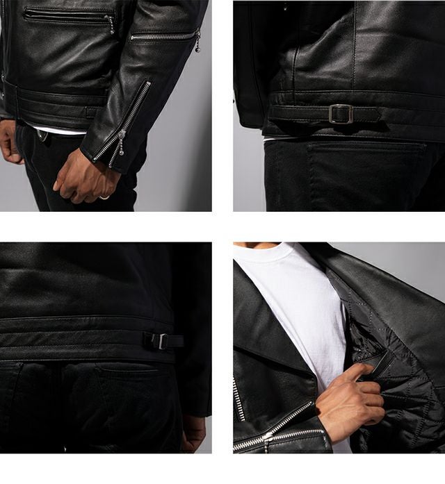 Horn Works 本革 ダブルライダース メンズ ホーンワークス 3556 レザー