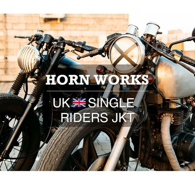 Horn Works 本革 シングルライダース メンズ ホーンワークス 3557