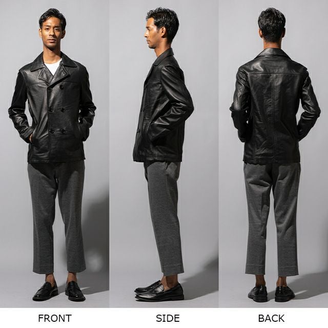 Horn Works 本革 Pジャケット メンズ ホーンワークス 3488 レザー