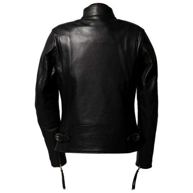 Liugoo Leathers 本革 プロテクター付シングルライダースジャケット