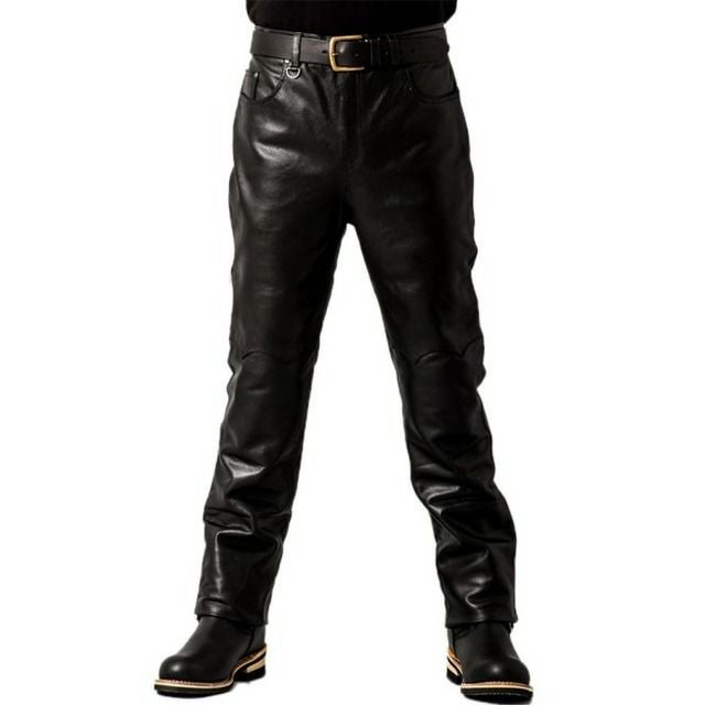 【メッシュ】レザーパンツ牛革 L/4W TR COOL SYSTEM Liugoo Leathers 本革 メッシュレザーパンツ メンズ リューグー