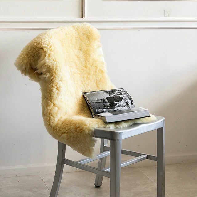 LIUGOO 本革 ムートンラグ 男女兼用 リューグー ITG07A ムートンラグ