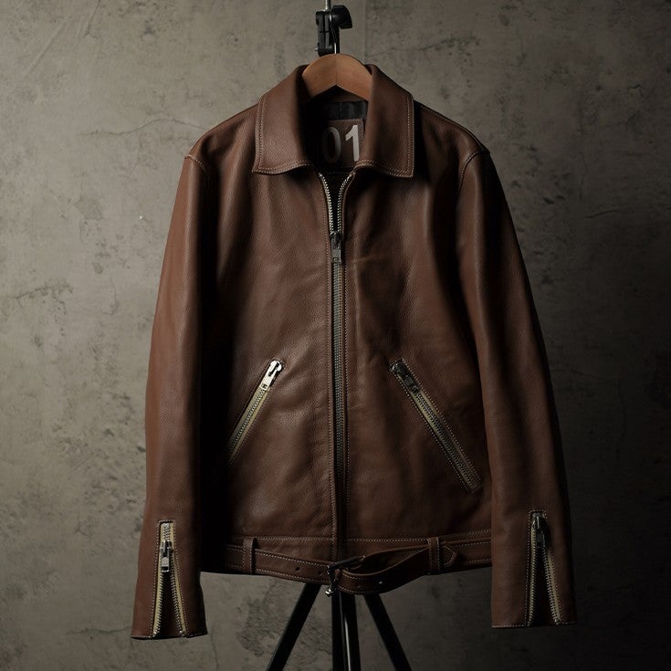 VALLET 本革 シングルライダースジャケット メンズ ヴァレット