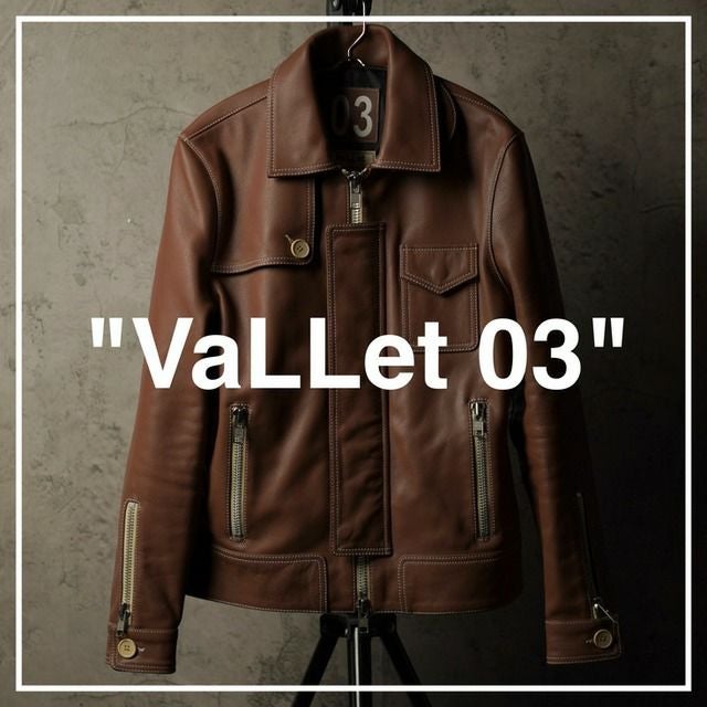 VaLLet 本革 レザーブルゾン メンズ ヴァレット VALLET03AN レザー