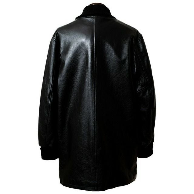 Liugoo Leathers 本革 レザーロングファラオコート メンズ リューグー