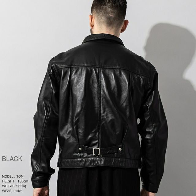 Liugoo Leathers 本革 レザージージャン メンズ リューグーレザーズ